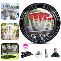 Fixget Nebulizador Jardin- Sistema de enfriamiento de Niebla- Kit de Niebla Exterior Sistema de riego Patio Mister de…